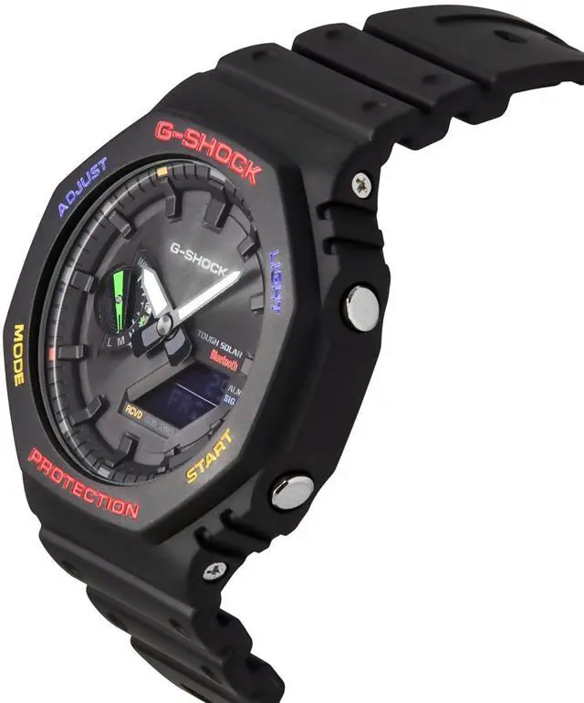 Alt view image 4 of 5 - Casio G-Shock Black Dial Solar Sports 200M Men's Watch GA-B2100FC-1A