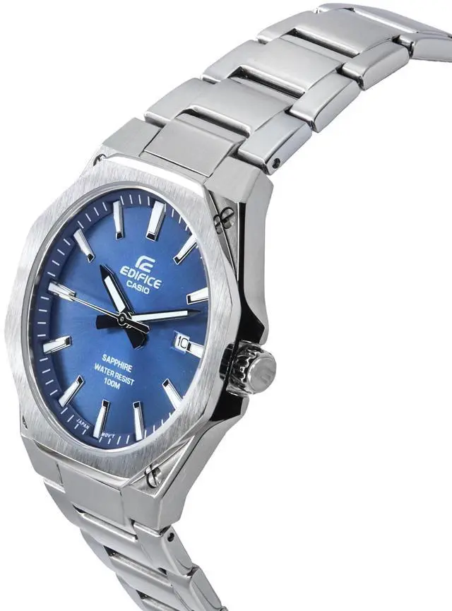 Alt view image 3 of 4 - Casio Edifice Analog Blue Dial Sports Quartz 100M Men's Watch EFR-S108D-2A