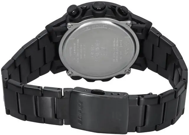 Alt view image 5 of 5 - Casio Edifice Black Dial Sports Quartz 100 Men's Watch ECB-40BK-1A