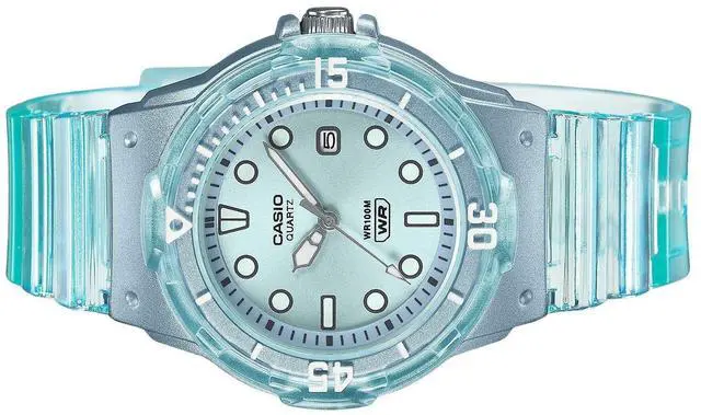 Alt view image 3 of 3 - Casio POP Blue Dial Quartz Sports 100M Ladies Watch LRW-200HS-2EV