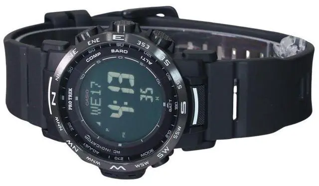 Alt view image 3 of 3 - Casio Pro Trek Green Dial Tough Solar Sports 100M Men's Watch PRW-35Y-1B