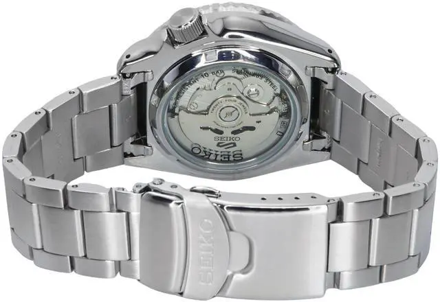 Alt view image 4 of 4 - Seiko 5 Sports SKX Style Silver Dial Sports Automatic 100M Men's Watch SRPK09K1