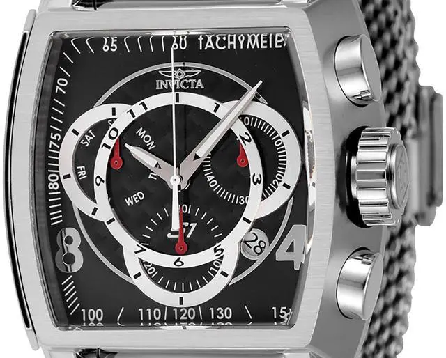 Alt view image 2 of 3 - Invicta S1 Rally Chronograph Black Dial Quartz 100M Men's Watch 46007