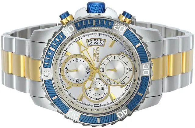 Alt view image 7 of 7 - Invicta  Pro Diver 23994  Stainless Steel Chronograph  Watch