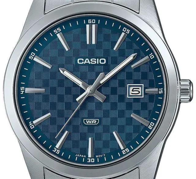 Alt view image 2 of 3 - Casio Standard Analog Stainless Steel Blue Dial Quartz MTP-VD03D-2A2 Men's Watch
