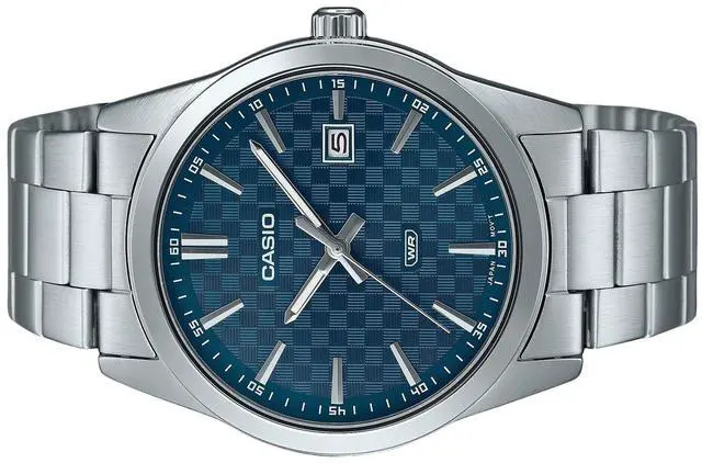 Alt view image 3 of 3 - Casio Standard Analog Stainless Steel Blue Dial Quartz MTP-VD03D-2A2 Men's Watch