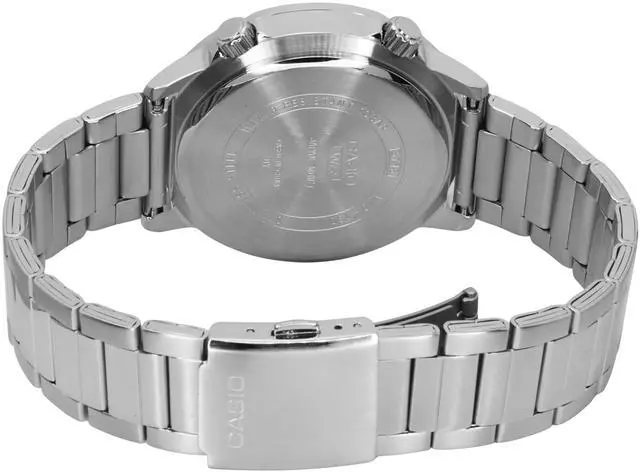 Alt view image 4 of 4 - Casio Standard Analog Silver Dial Casual Quartz 100M Men's Watch MTD-130D-7AV