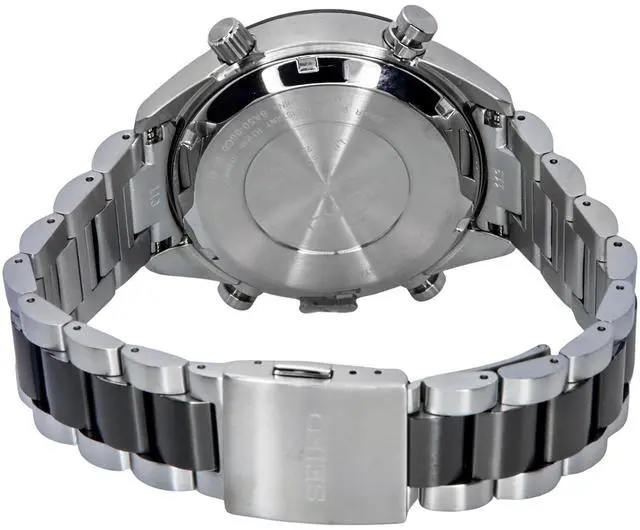 Alt view image 4 of 4 - Seiko Prospex Brown Dial Chronograph Solar 100M Men's Watch SFJ005P1