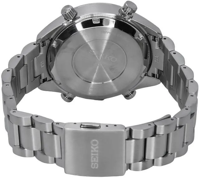 Alt view image 4 of 4 - Seiko Prospex Black Dial Chronograph Solar 100M Men's Watch SFJ003P1