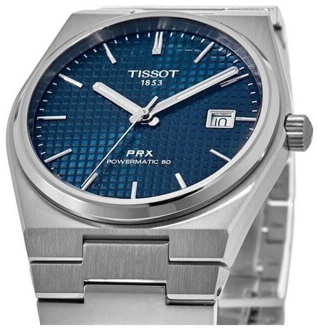 Alt view image 2 of 4 - Tissot PRX Blue Dial Automatic Dress 100M Unisex Watch T137.207.11.041.00