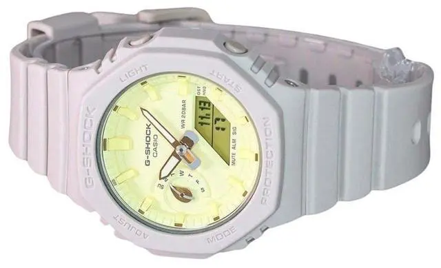 Alt view image 3 of 3 - Casio G-Shock Yellow Dial Sports Quartz 200M Women's Watch GMA-S2100NC-4A