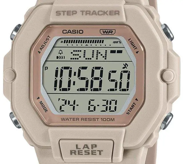 Alt view image 2 of 3 - Casio Standard Digital Step Tracker Resin Strap Quartz LWS-2200H-4 Unisex Watch