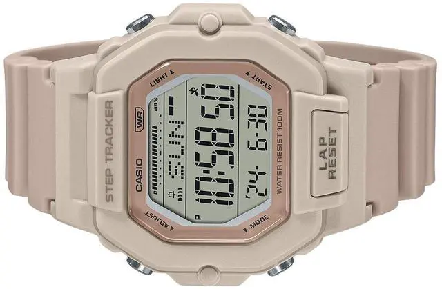Alt view image 3 of 3 - Casio Standard Digital Step Tracker Resin Strap Quartz LWS-2200H-4 Unisex Watch