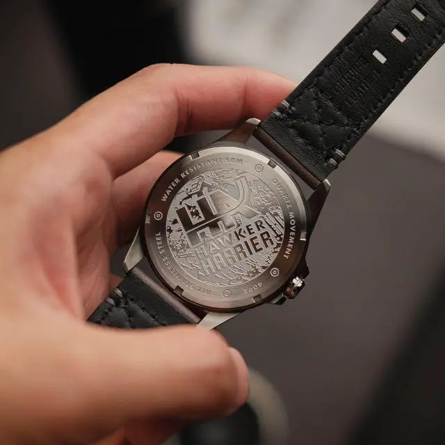 Alt view image 5 of 7 - AVI-8 Hawker Harrier Black Dial Quartz Casual Men's Watch AV-4098-04