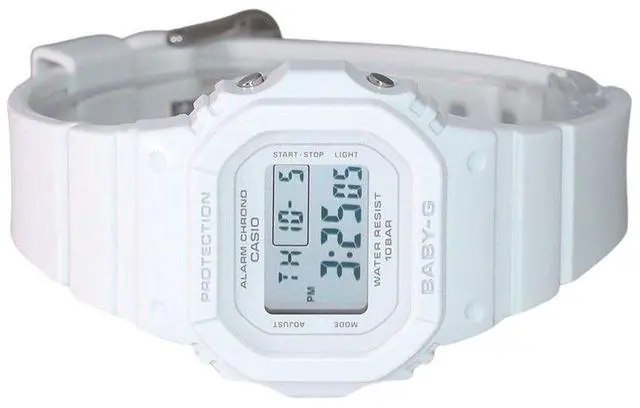 Alt view image 3 of 3 - Casio Baby-G Digital White Resin Strap Quartz BGD-565U-7 100M Women's Watch