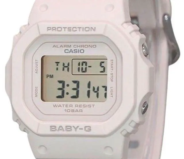 Alt view image 2 of 3 - Casio Baby-G Digital Beige Pink Resin Strap Quartz BGD-565U-4 100M Women's Watch