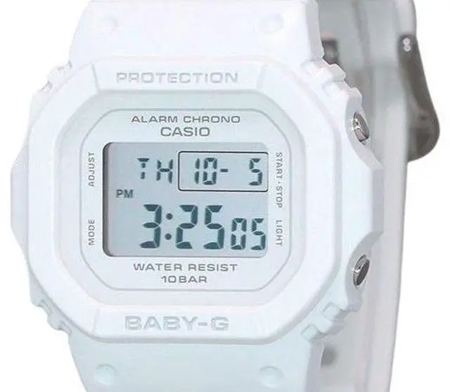 Alt view image 2 of 3 - Casio Baby-G Digital White Resin Strap Quartz BGD-565U-7 100M Women's Watch