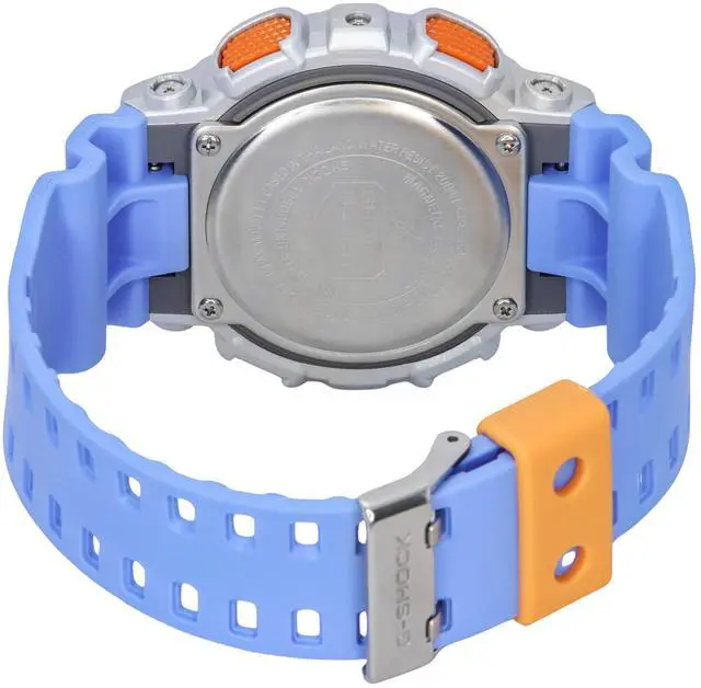 Alt view image 5 of 5 - Casio G-Shock Purple Dial Quartz Sports 200M Men's Watch GA-100EU-8A2