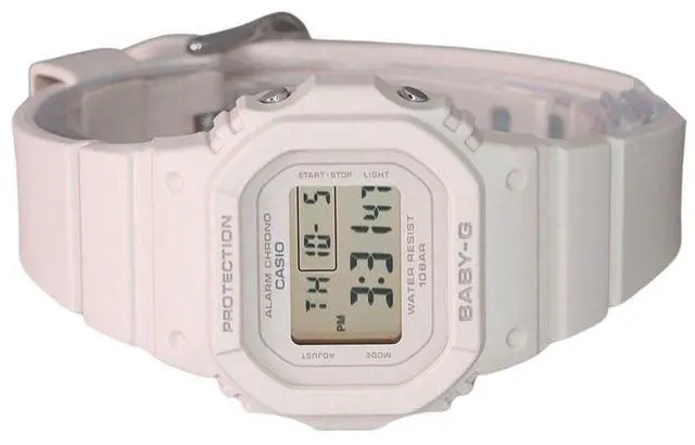 Alt view image 3 of 3 - Casio Baby-G Digital Beige Pink Resin Strap Quartz BGD-565U-4 100M Women's Watch