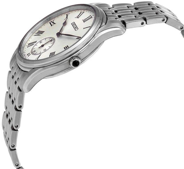 Alt view image 2 of 3 - Seiko Conceptual Stainless Steel Cream Dial Quartz SRK047P1 Men's Watch