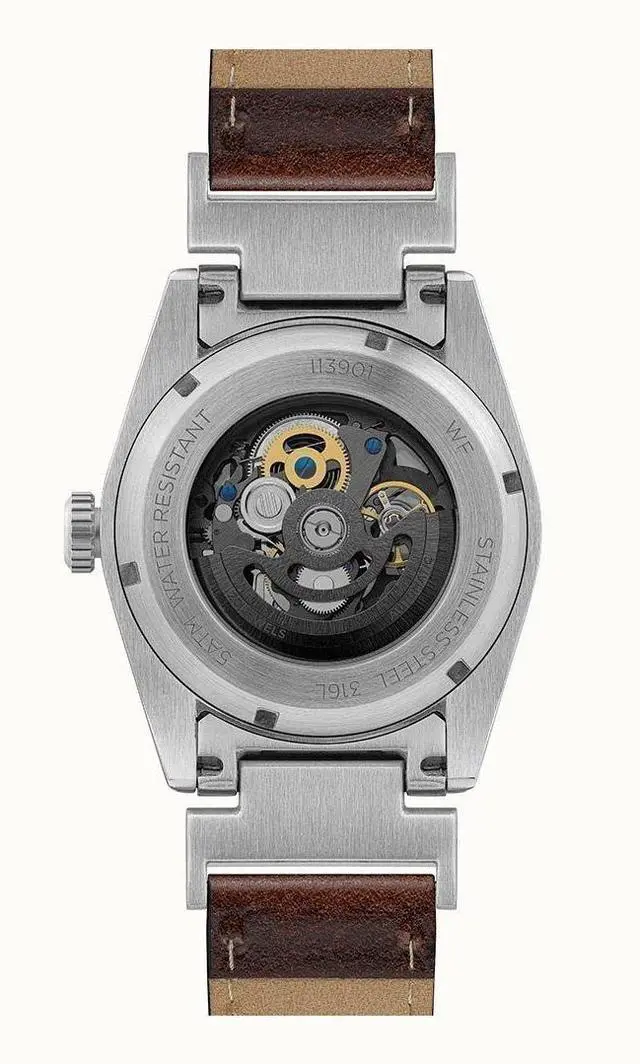 Alt view image 5 of 6 - Ingersoll The Scovill Black Skeleton Dial Automatic Casual 100M Men's Watch I139