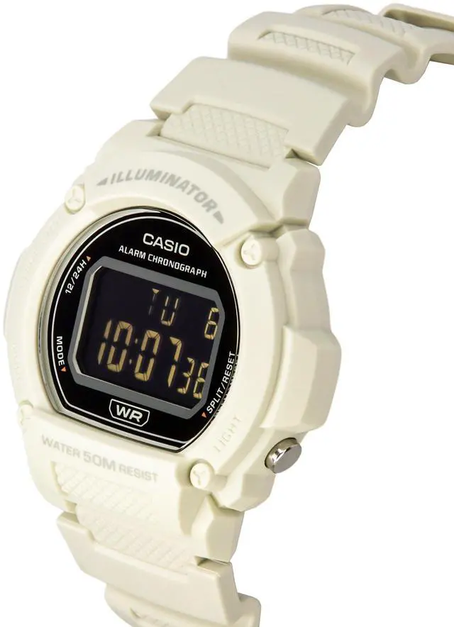 Alt view image 3 of 4 - Casio Standard Black Dial Sports Quartz Men's Watch W-219HC-8B