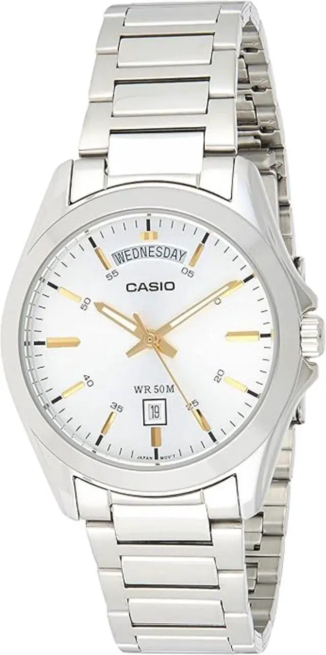 Alt view image 2 of 4 - Casio Classic Silver Dial Dress Quartz Men's Watch MTP-1370D-7A2