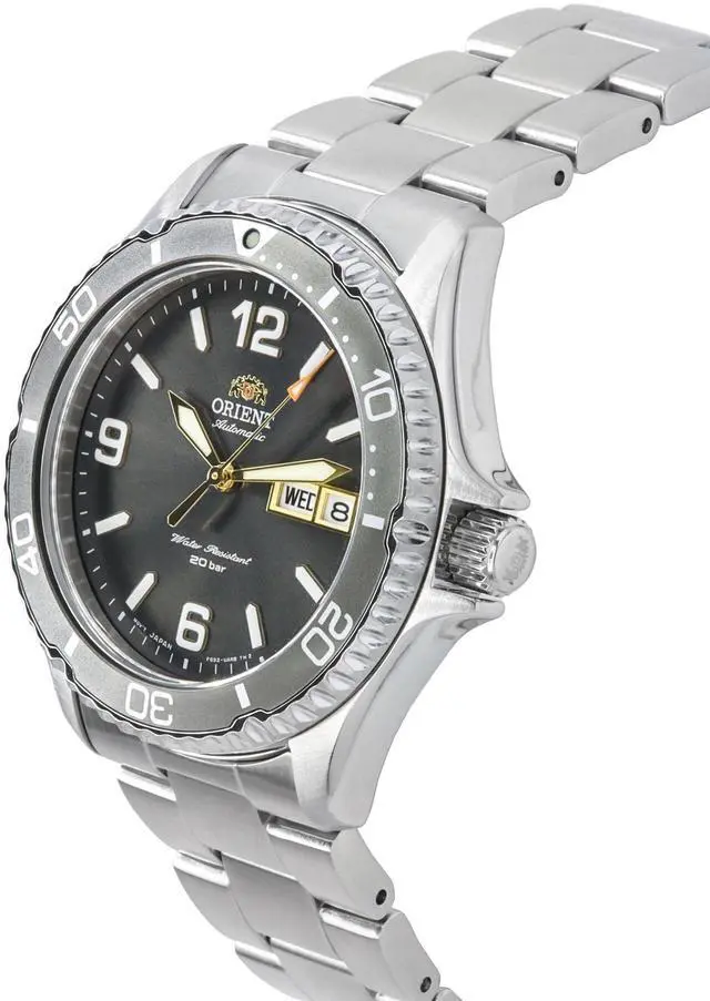 Alt view image 7 of 8 - Orient Men's Automatic Mechanical Watch, 20Bar Waterproof Men's Watch, Fashion Casual Sport Luminous Men's Watch, Gray