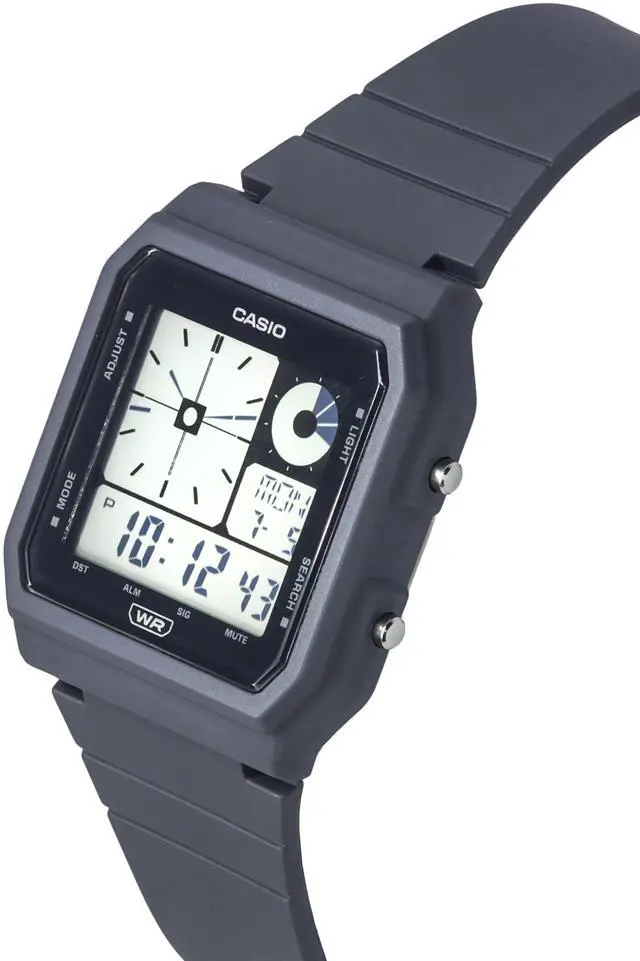Alt view image 3 of 4 - Casio POP Digital Grey Resin Strap Quartz LF-20W-8A2 Unisex Watch