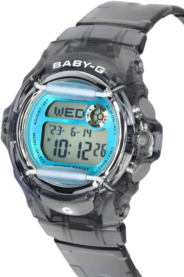 Alt view image 3 of 4 - Casio Baby-G Digital Grey Resin Strap Quartz BG-169U-8B 200M Women's Watch