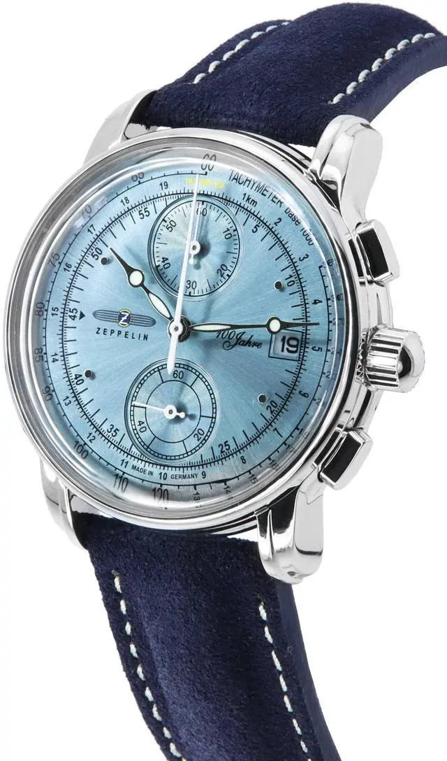 Alt view image 3 of 4 - Zeppelin 100 Jahre Chronograph Quartz 86704 Men's Watch
