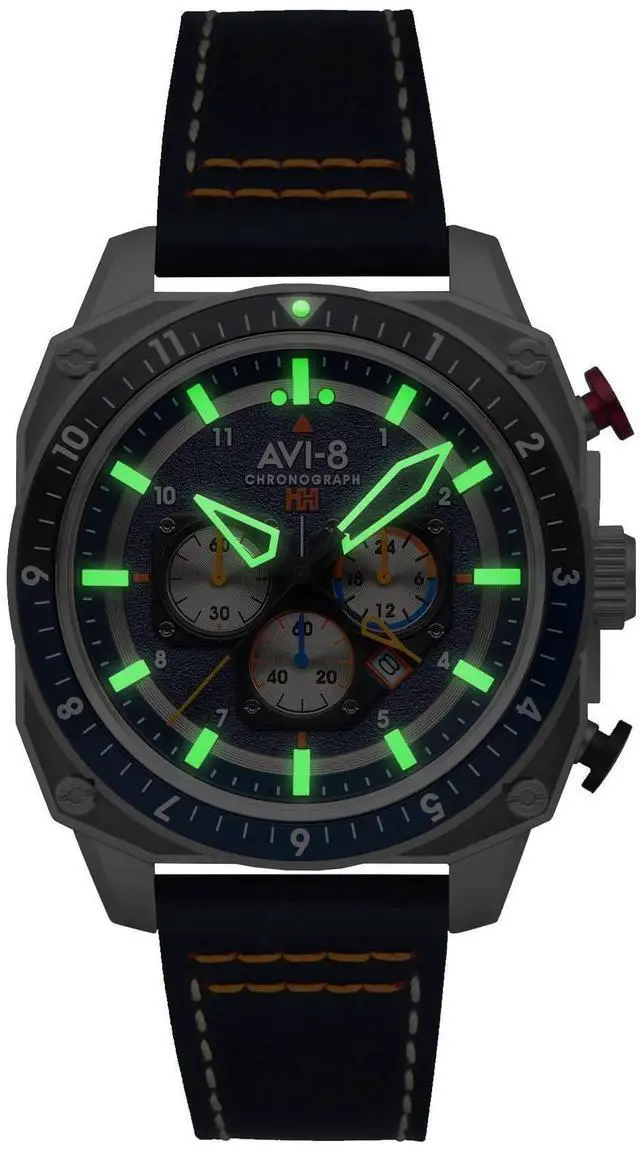 Alt view image 2 of 6 - AVI-8 Hawker Hunter Chronograph Quartz AV-4100-02 Men's Watch