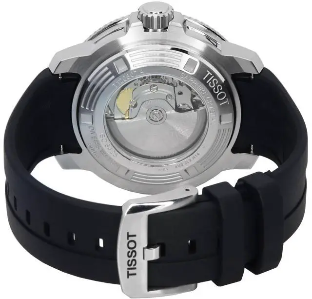 Alt view image 5 of 5 - Tissot T120.607.17.441.01 Seastar 2000 Professional Rubber Automatic Mens Watch