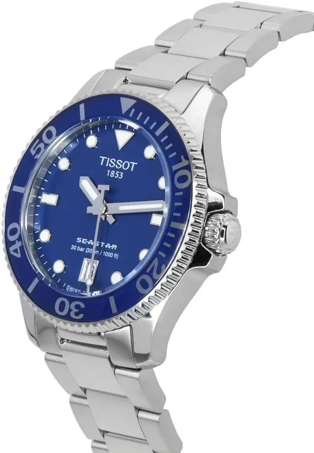 Alt view image 3 of 4 - Tissot T-Sport Quartz Diver's T120.210.11.041.00 Unisex Watch