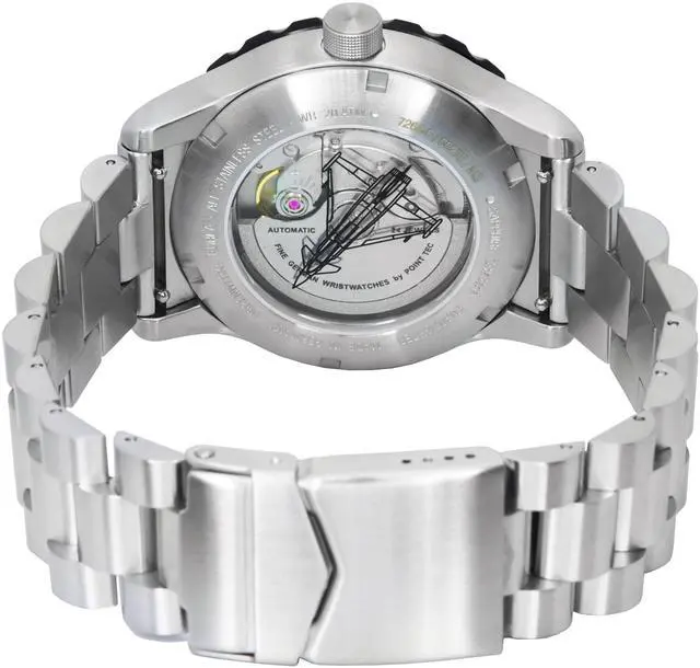 Alt view image 4 of 4 - Zeppelin Eurofighter Typhoon Automatic Diver's 7268M-5 Men's Watc