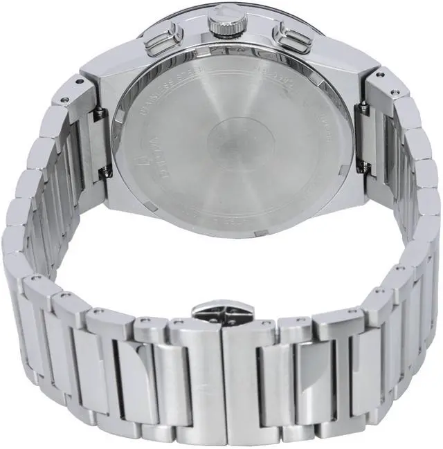 Alt view image 4 of 7 - Bulova Millennia Modern Chronograph Black Dial Quartz 96C149 Men's Watch
