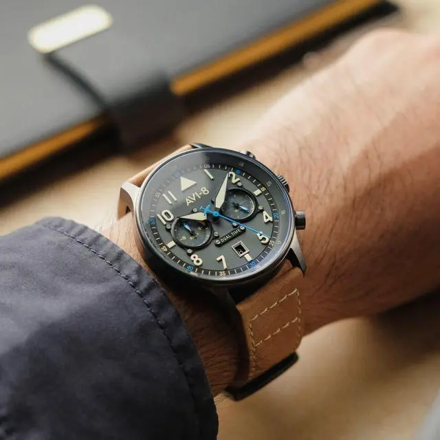 Alt view image 7 of 7 - AVI-8 Hawker Hurricane Quartz Sport's AV-4088-04 Men's Watch