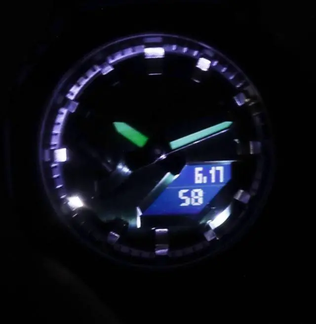 Alt view image 3 of 5 - Casio G-Shock Analog Digital Quartz Diver's GM-2100B-3A 200M Men's Watch