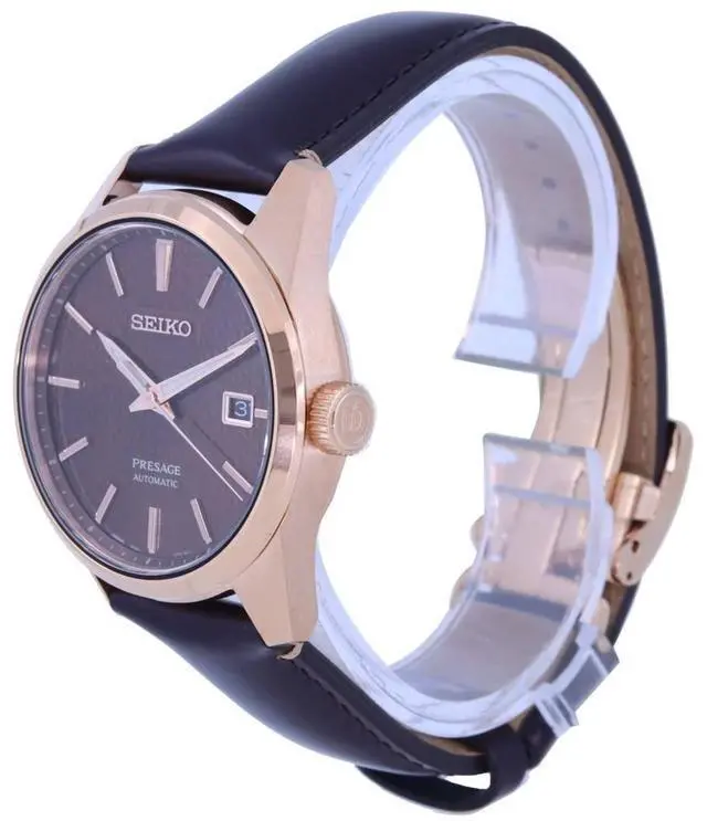 Alt view image 3 of 4 - Seiko Presage Sharp Edge Brown Dial Automatic SPB170J1 100M Men's Watch