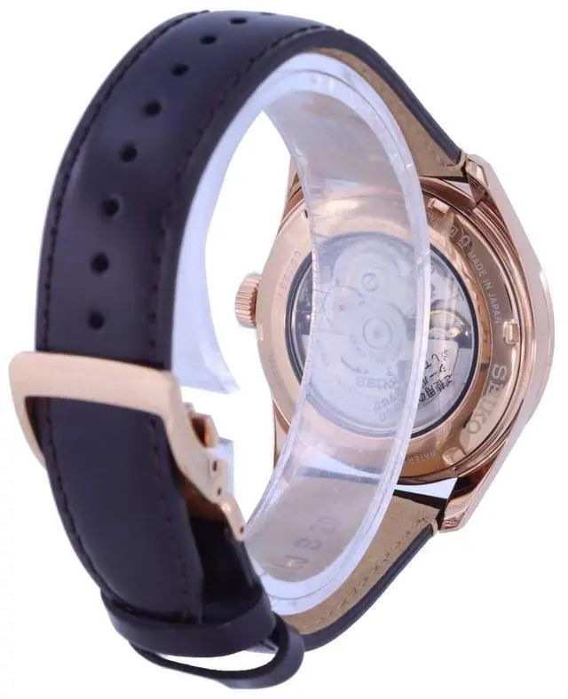 Alt view image 4 of 4 - Seiko Presage Sharp Edge Brown Dial Automatic SPB170J1 100M Men's Watch