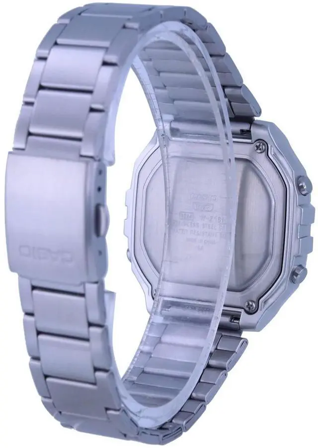 Alt view image 4 of 4 - Casio Youth Digital Stainless Steel Quartz W-218HD-1A Men's Watch