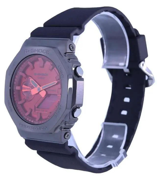 Alt view image 4 of 5 - Casio G-Shock Analog Digital Metal Covered GM-2100B-4A 200M Men's Watch
