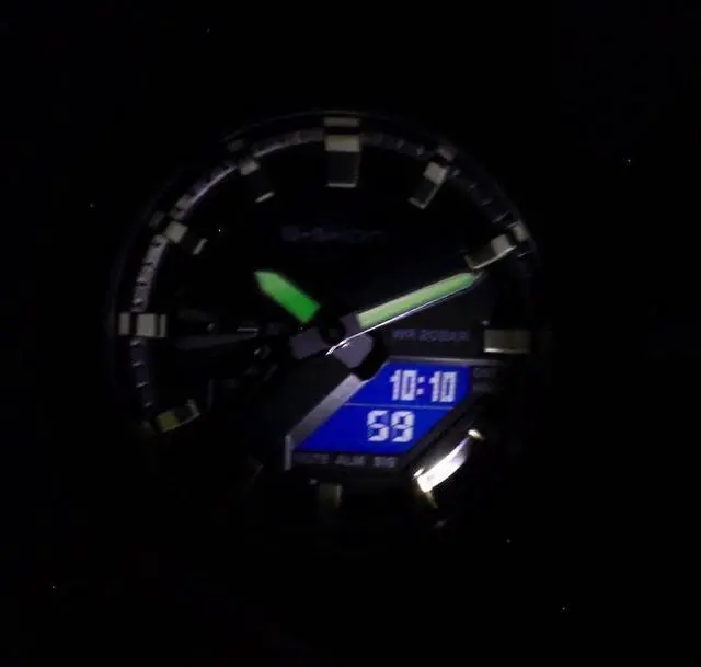 Alt view image 3 of 5 - Casio G-Shock Analog Digital Carbon Core Guard GA-2110SU-3A 200M Men's Watch