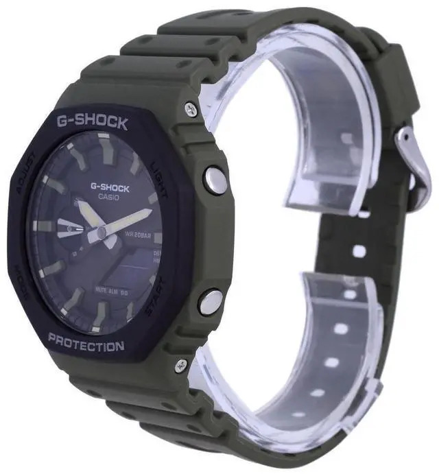 Alt view image 4 of 5 - Casio G-Shock Analog Digital Carbon Core Guard GA-2110SU-3A 200M Men's Watch