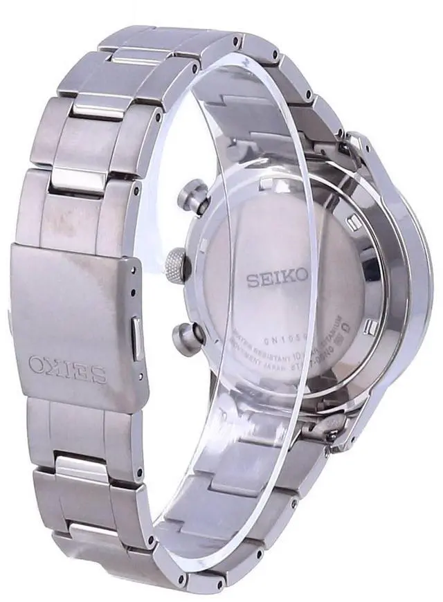 Alt view image 4 of 4 - Seiko Discover More Titanium Chronograph Quartz SSB387P1 100M Men's Watch