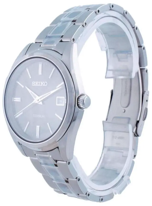 Alt view image 3 of 6 - Seiko Discover More Titanium Quartz SUR375 SUR375P1 SUR375P 100M Men's Watch