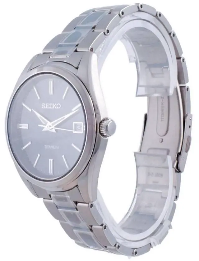 Alt view image 3 of 6 - Seiko Discover More Titanium Quartz SUR373 SUR373P1 SUR373P 100M Men's Watch