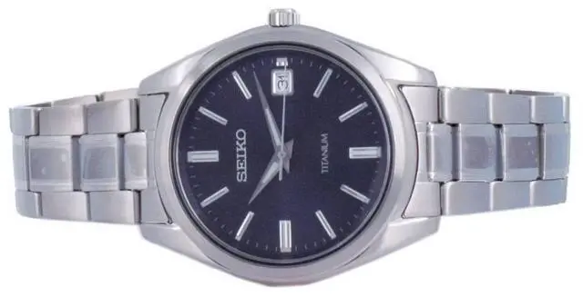 Alt view image 6 of 6 - Seiko Discover More Titanium Quartz SUR373 SUR373P1 SUR373P 100M Men's Watch