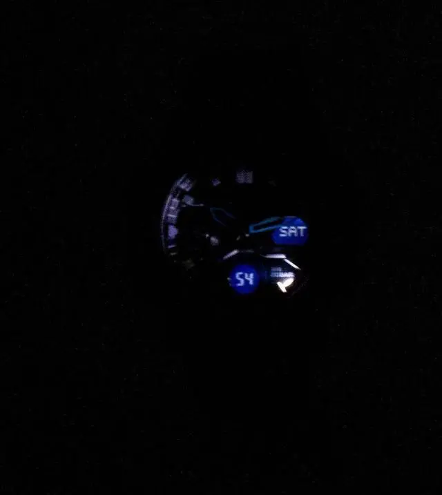 Alt view image 4 of 8 - Casio Ga2000-1A2 G-Shock Men'S Watch Blue/Black 51.2Mm Carbon/Resin