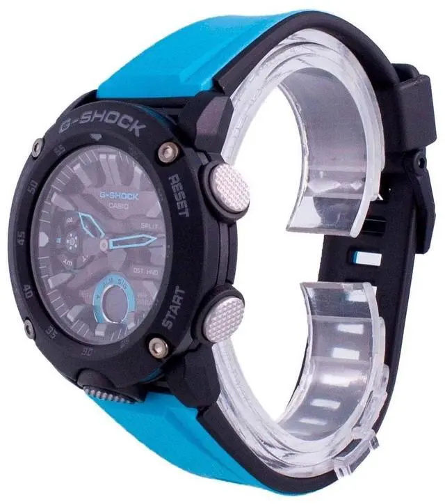 Alt view image 5 of 8 - Casio Ga2000-1A2 G-Shock Men'S Watch Blue/Black 51.2Mm Carbon/Resin